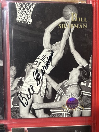 Bill sharman autographed - bill,